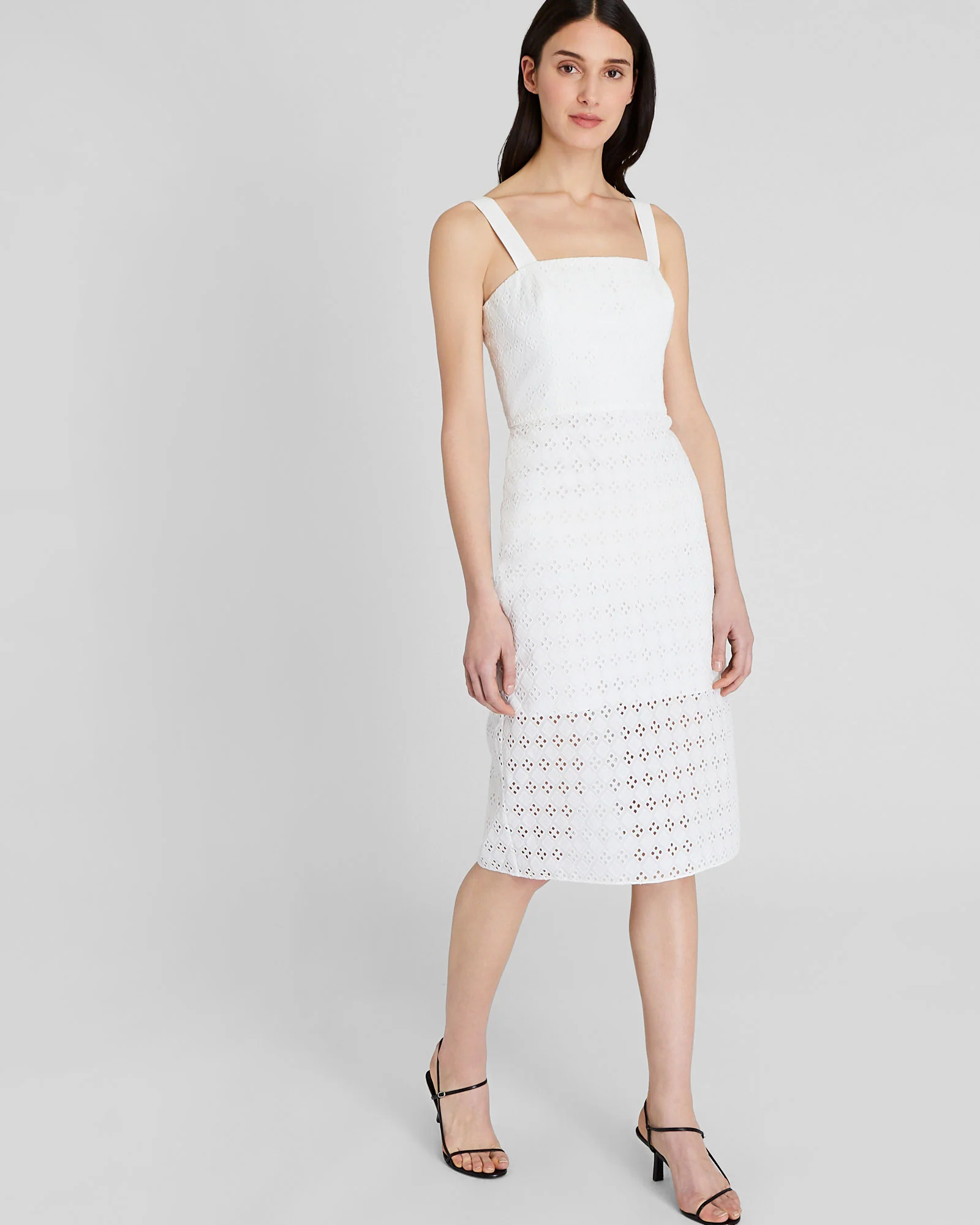 Eyelet Midi Dress - Image 4