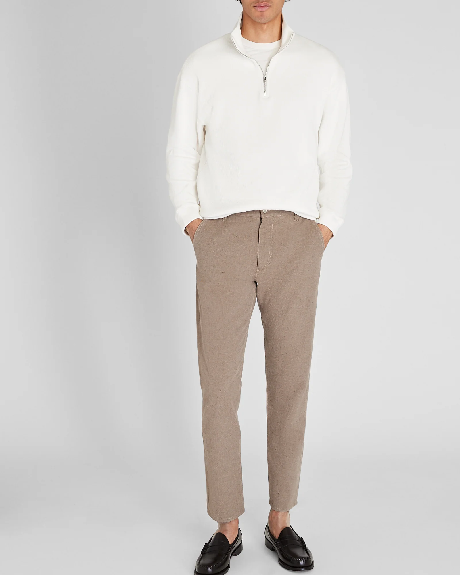 Rib Knit Quarter-Zip - Image 4